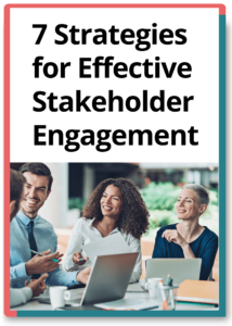 Seven strategies for stakeholder engagement ebook cover