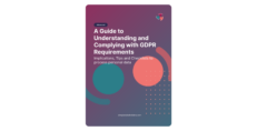 eBook cover for a guide to understanding and complying with GDPR requirements.