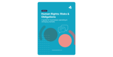 eBook cover for human rights, risks, and obligations.