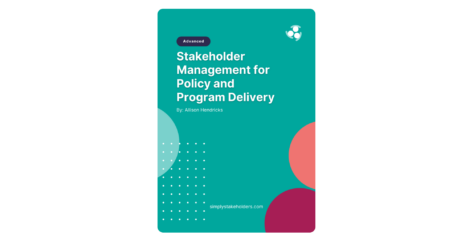 Stakeholder Management for Policy and Program Delivery