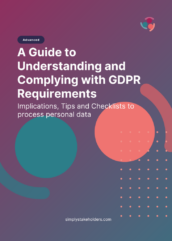 eBook cover: A Guide to Understanding and Complying with GDPR Requirements