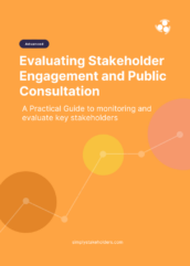 eBook cover: Evaluating stakeholder engagement and public consultation