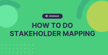 Webinar: How to do stakeholder mapping